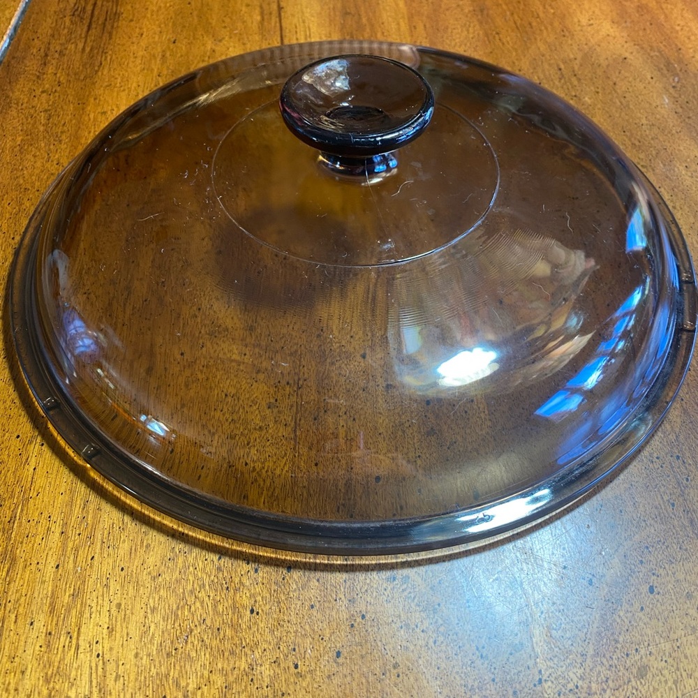 Glass Corning Vision Cookware Lid  10, fits lg Frying Pan